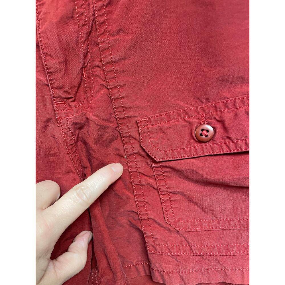 Polo Jeans co Ralph Lauren womens red shorts sz 10 w 16.25" rise 3.5 - Picture 4 of 6